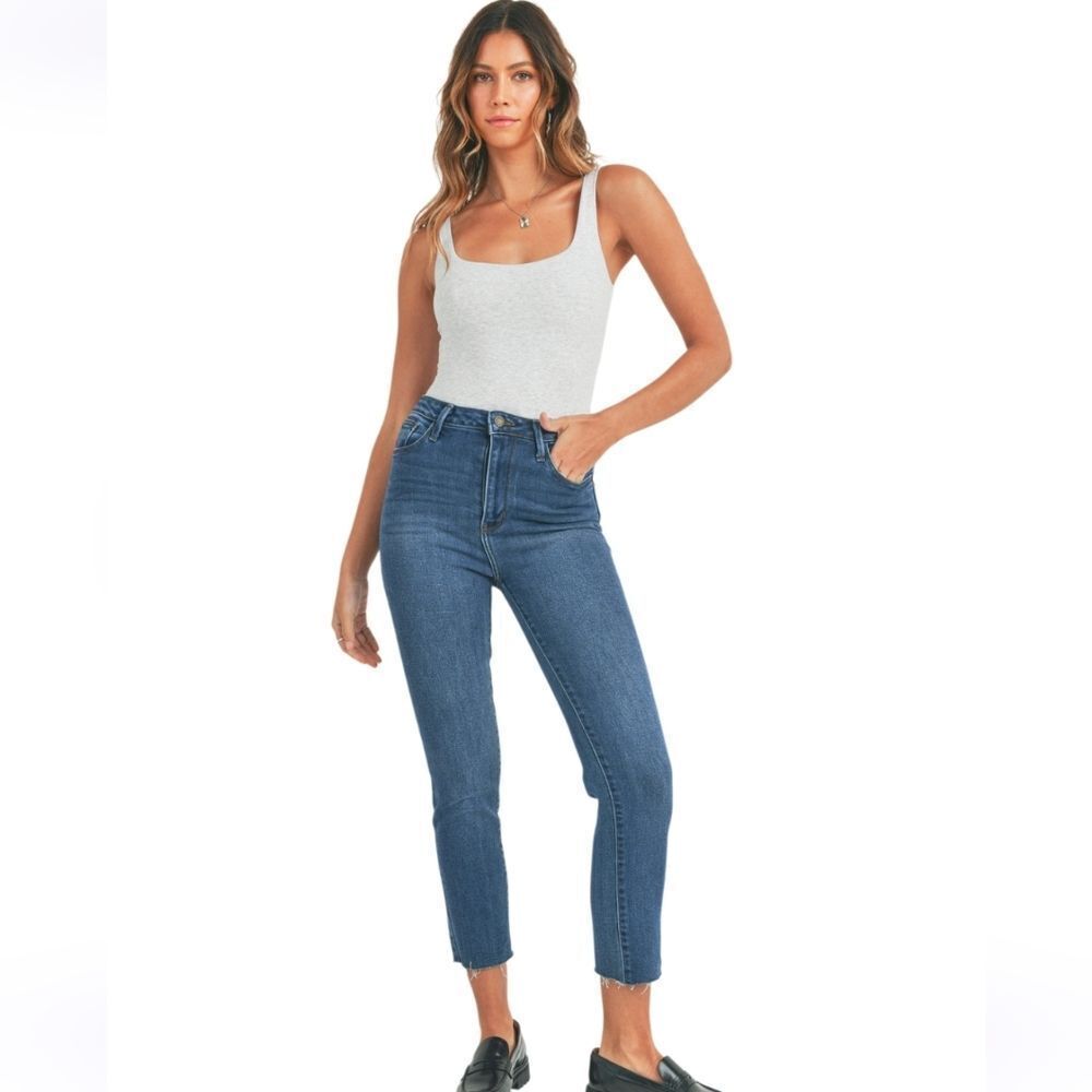 Just Black Denim The Keynote Slim Straight Jean Size 27
